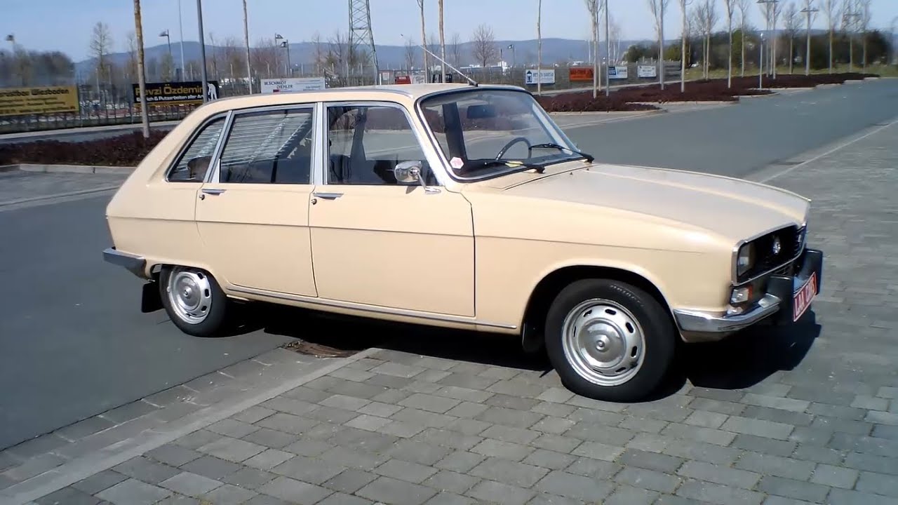 Запуск Renault 16 TL 1976 года, двигатель и подробный обзор