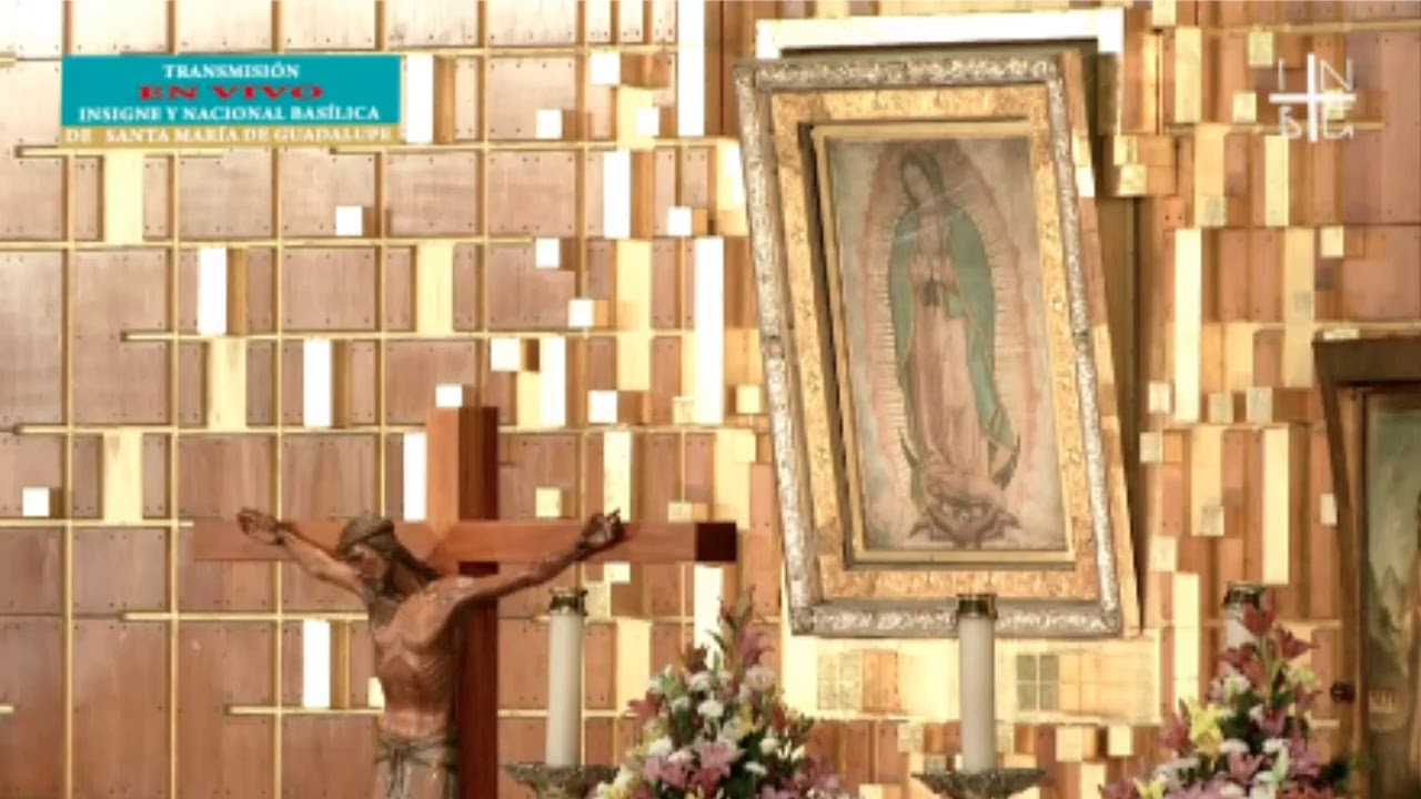 Misa en vivo desde la Basílica de Guadalupe en Ciudad de México.