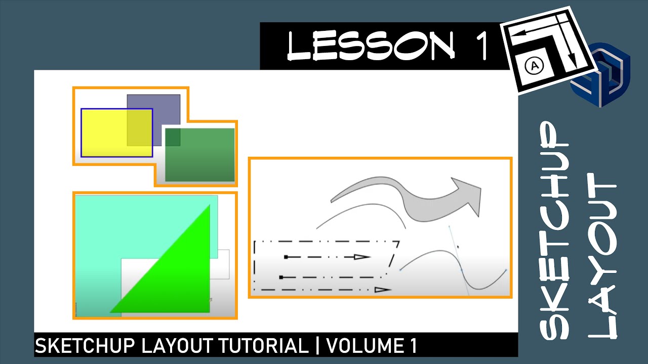Sketchup Layout 1 — Введение в стиль фигур (2021!)