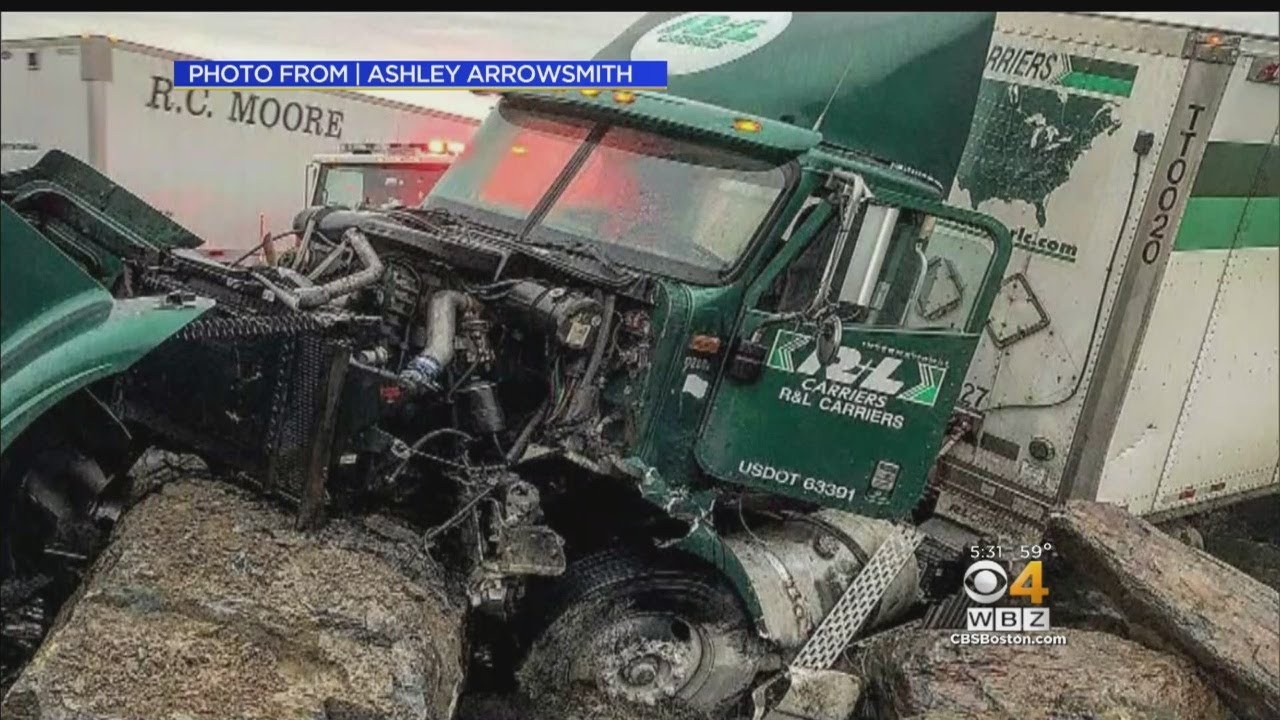 Tractor-Trailer Driver Falls Asleep At Wheel, Crashes On I-93 In NH