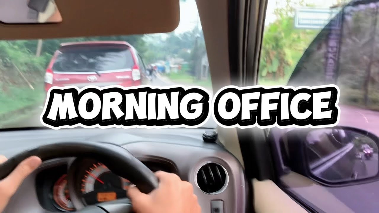 ASMR DRIVING | ON THE WAY MORNING OFFICE | [4K] 