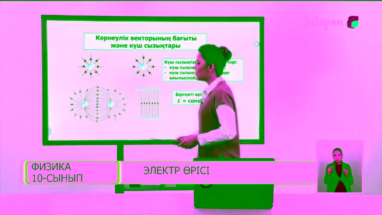 Электр өрісі. Біртекті және біртекті емес электр өрісі.