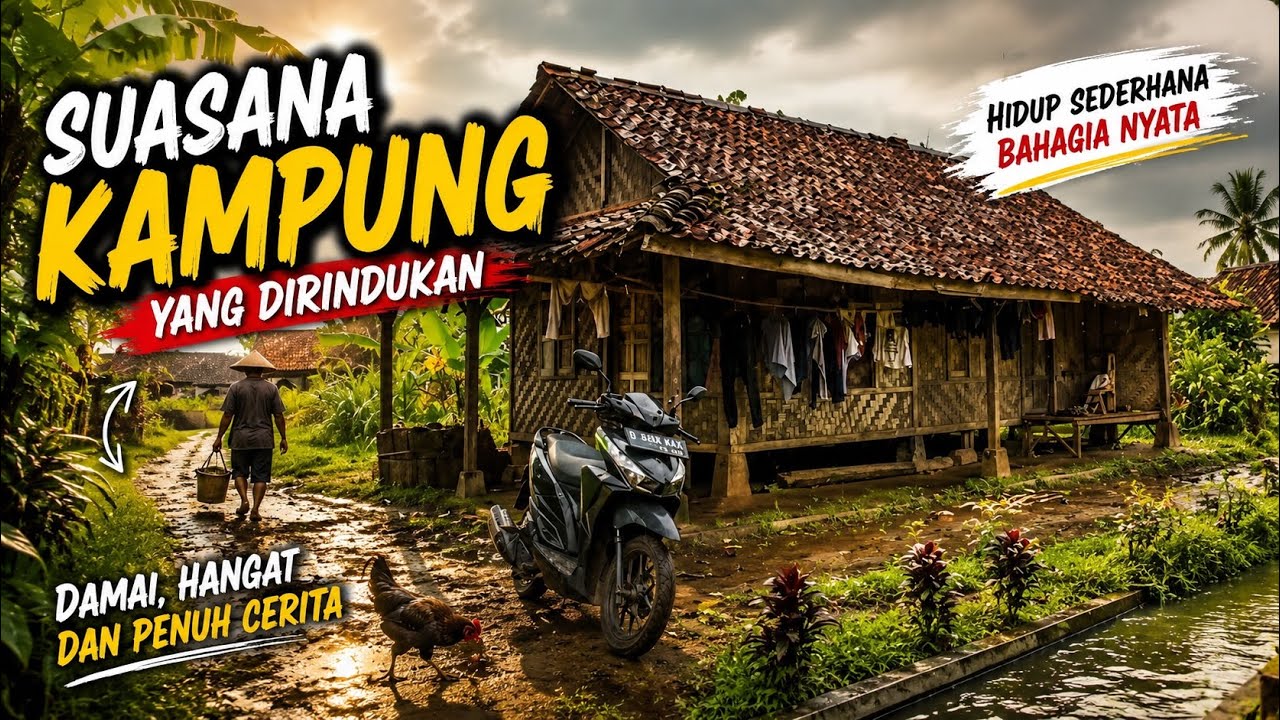 Suasana pedesaan yang bikin rindu kampung #rindukampung #rindukampungindonesia