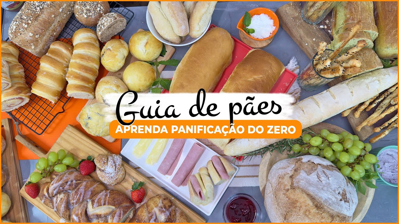 Guia de pães - aprenda panificação do zero!