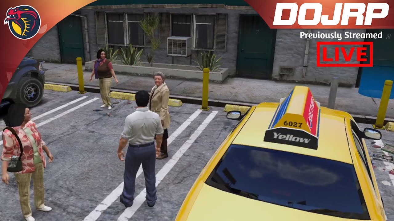 🚖GTA 5 RolePlay | DOJRP Civilian LIVE! A Bad day to be a Taxi Driver!🚕 (Streamed 9/29/19)