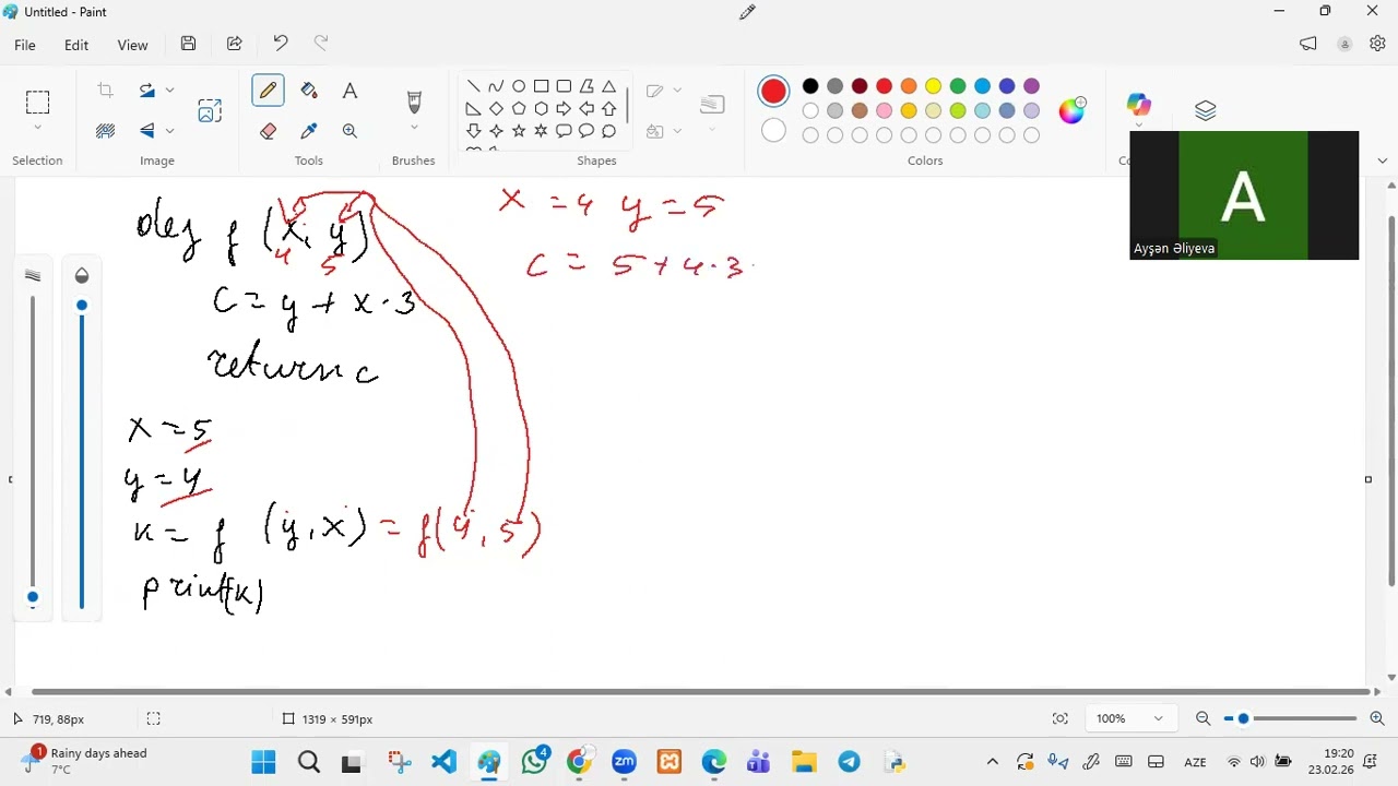 Python def mövzusu tam izah 1ci hissə | İnformatika dərsi | insdagram--- ayseneliyevaa_ #python