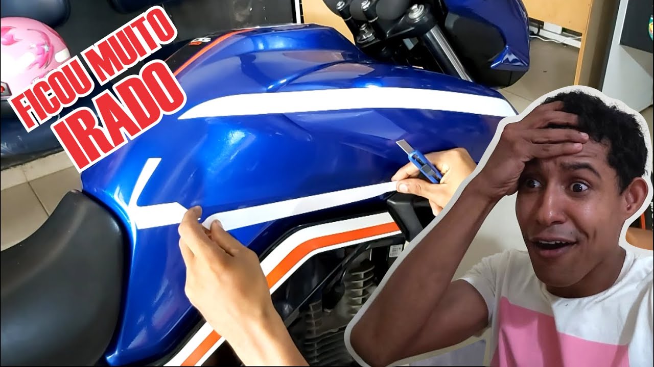 ESSA TITAN AZUL FICOU MUITO LINDA COM ESSE ADESIVO