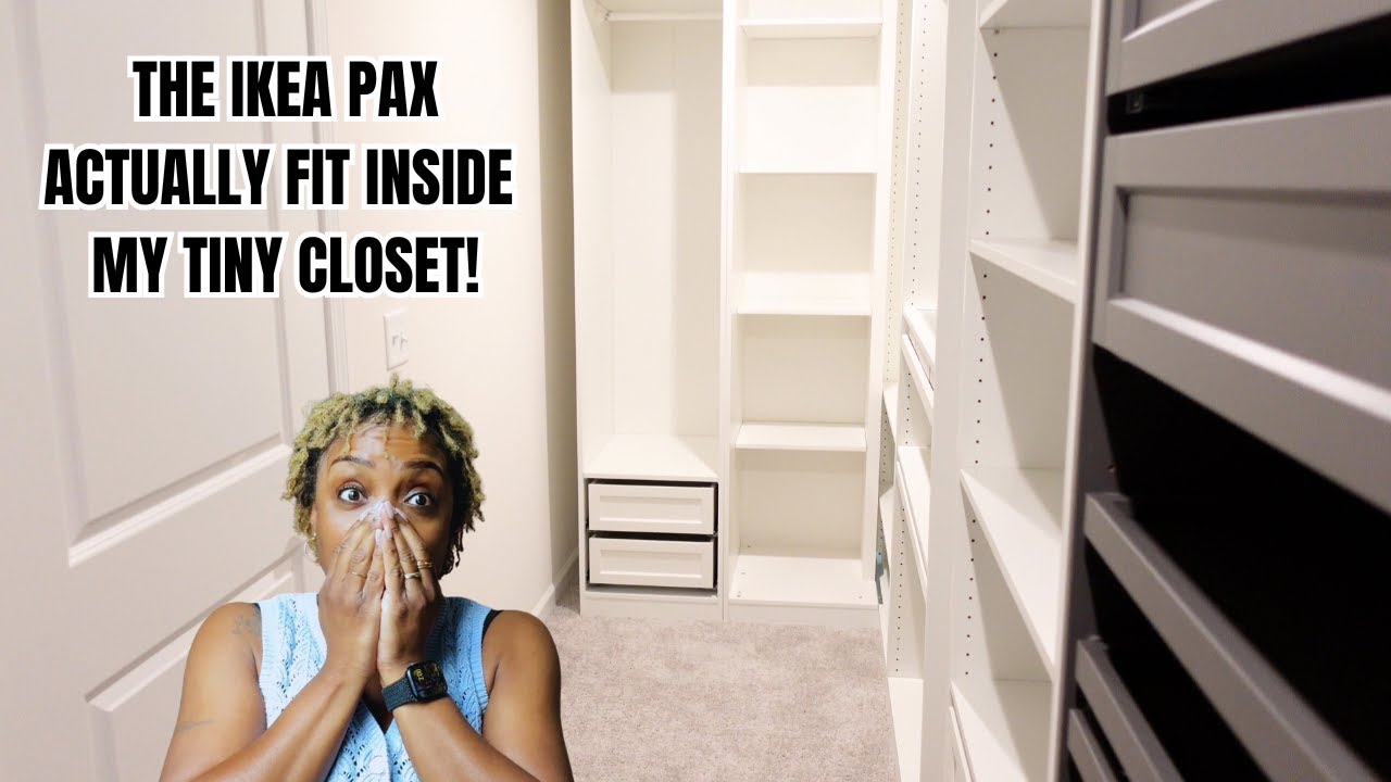 How the IKEA PAX System Turned My Tiny Closet Into a Dream Walk-In!
