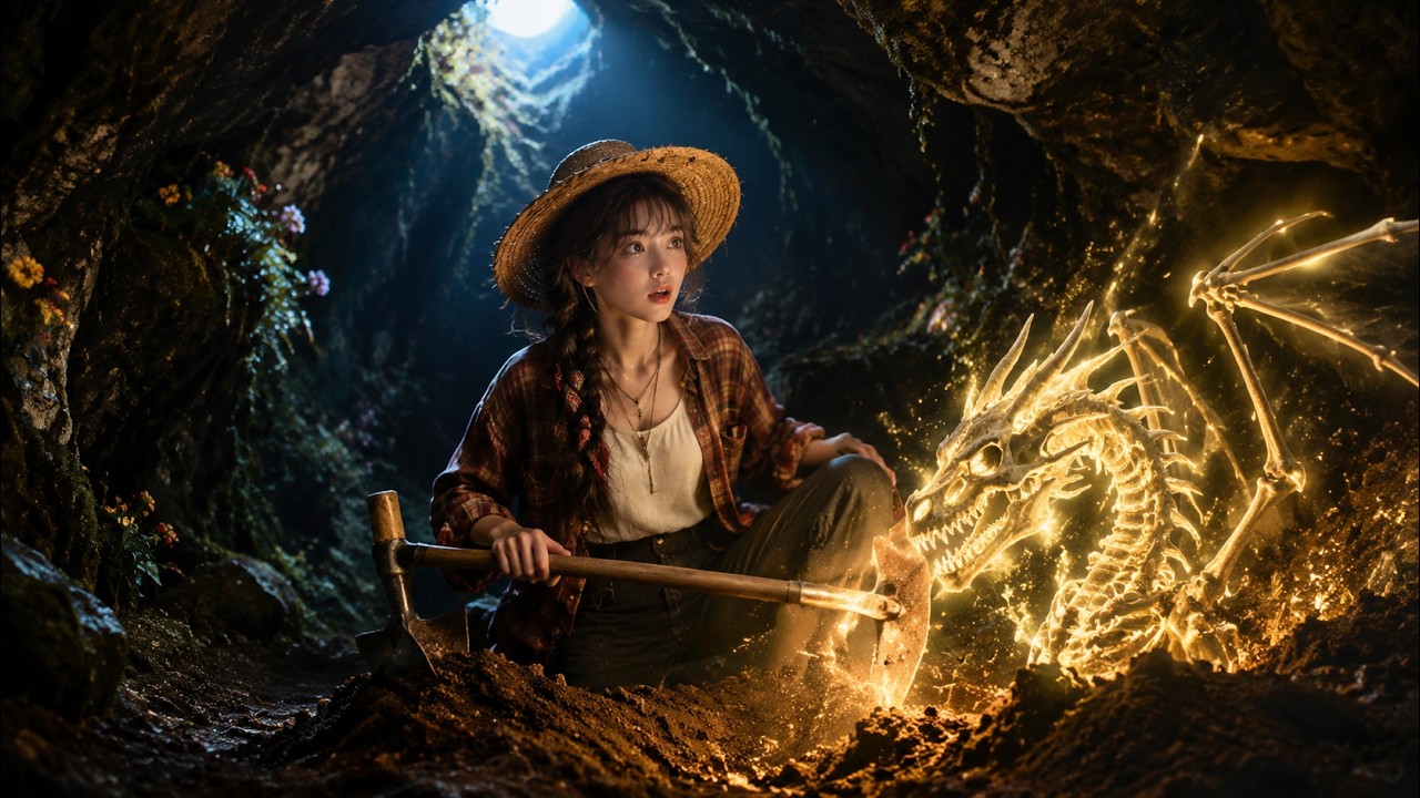 Poor girl actually gain superpowers after unearth dragon bone!Rises be richest！