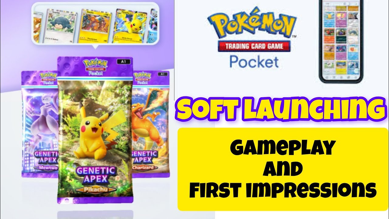 Pokemon TCG Pocket, Soft Launching!!! First Impressions