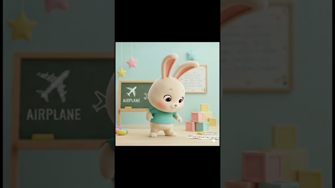 Learn English for Kids | Airplane ✈️ | Coco Bunny