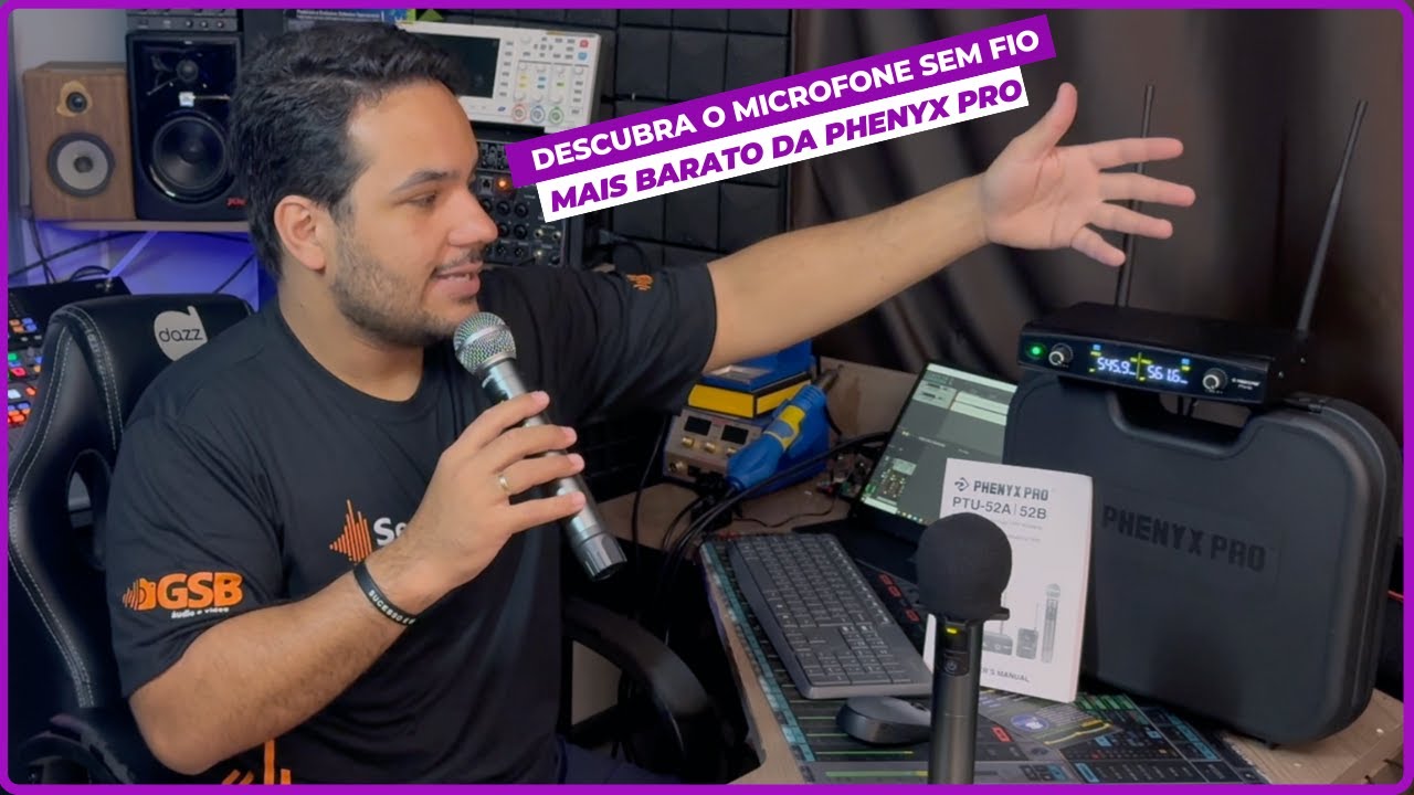 Microfone Bom e Barato - Phenyxpro PTU 52 2H