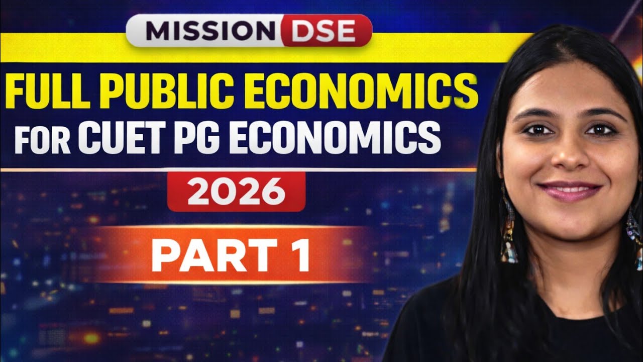 Complete Public Finance | CUET PG Economics | CUET PG ECONOMICS Preparation | CUET PG Economics 2026