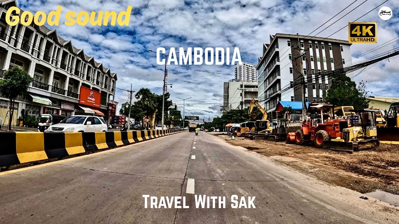 Tours Driver Near Oknha Mong Reththy St. 1928 Phnom Panh City Cambodia 4K