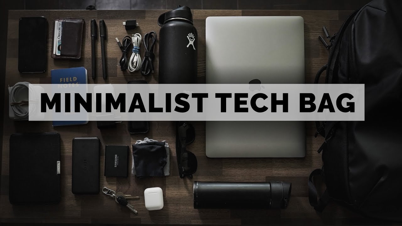 What's in My Bag? | 2018 MINIMALIST TECH BAG