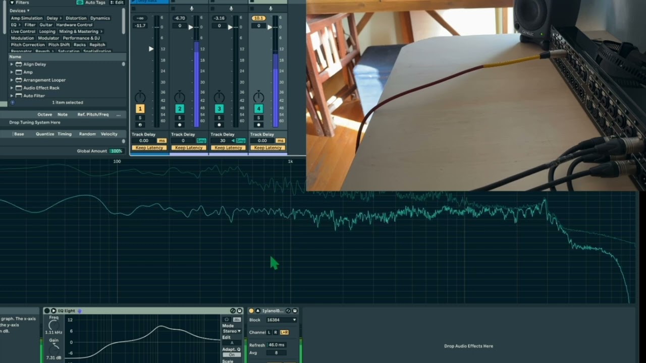 Check your speakers and headphones with white noise.
