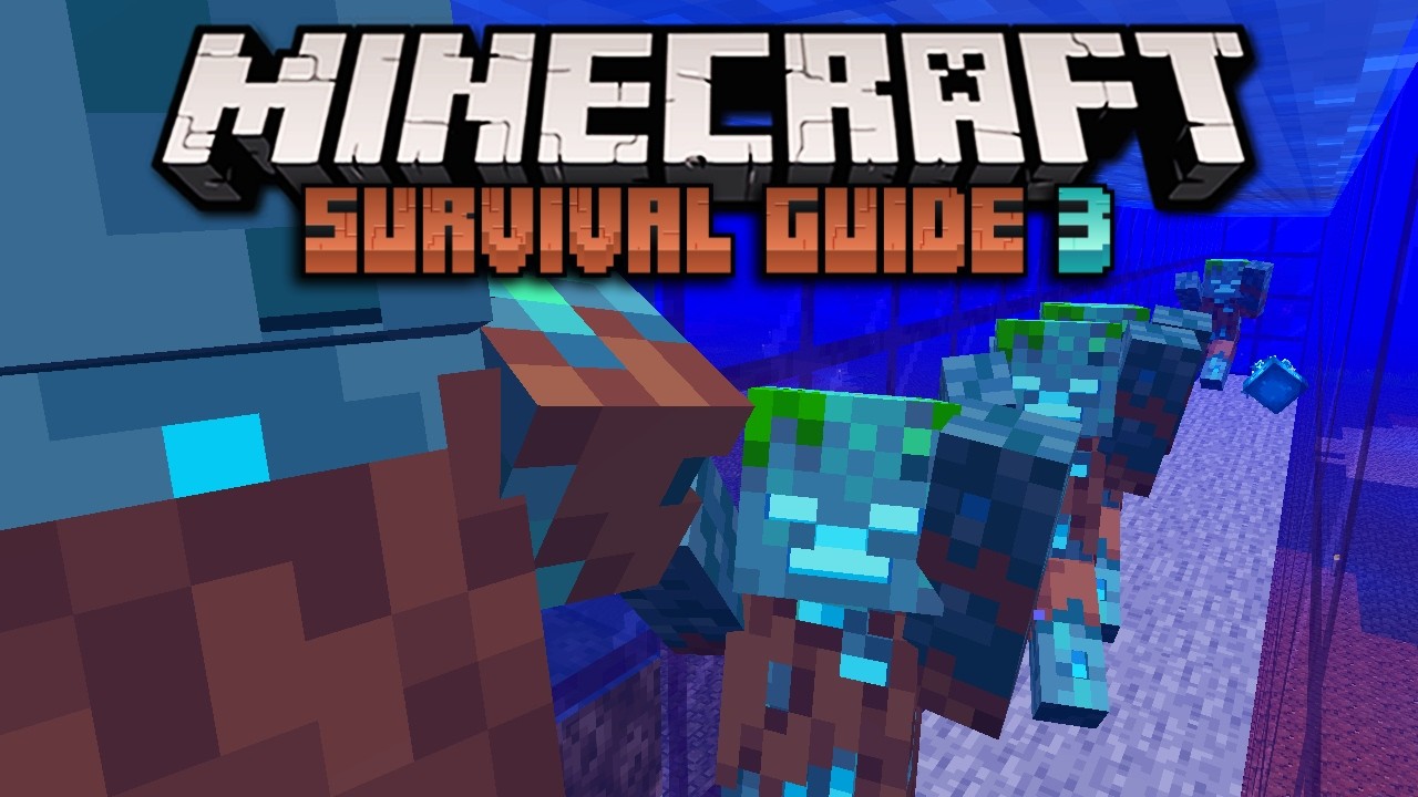 A Drowned Farm with Reinforcements! ▫ Minecraft Survival Guide S3 ▫ Tutorial Let's Play [Ep.130]