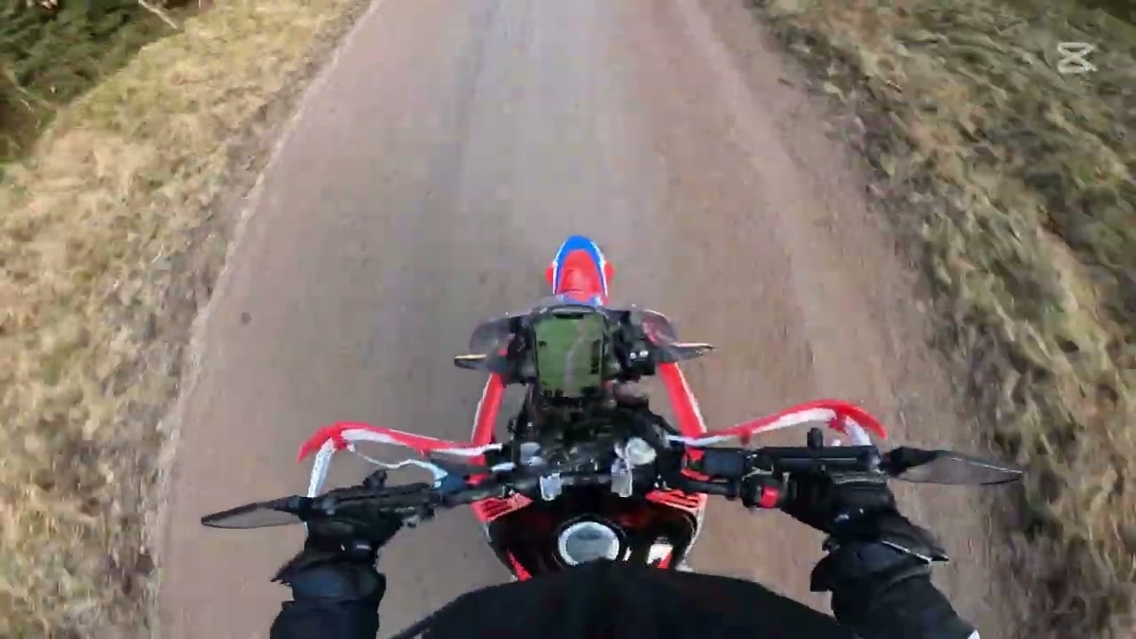 20250316 Premiere on my new Honda crf300l rally