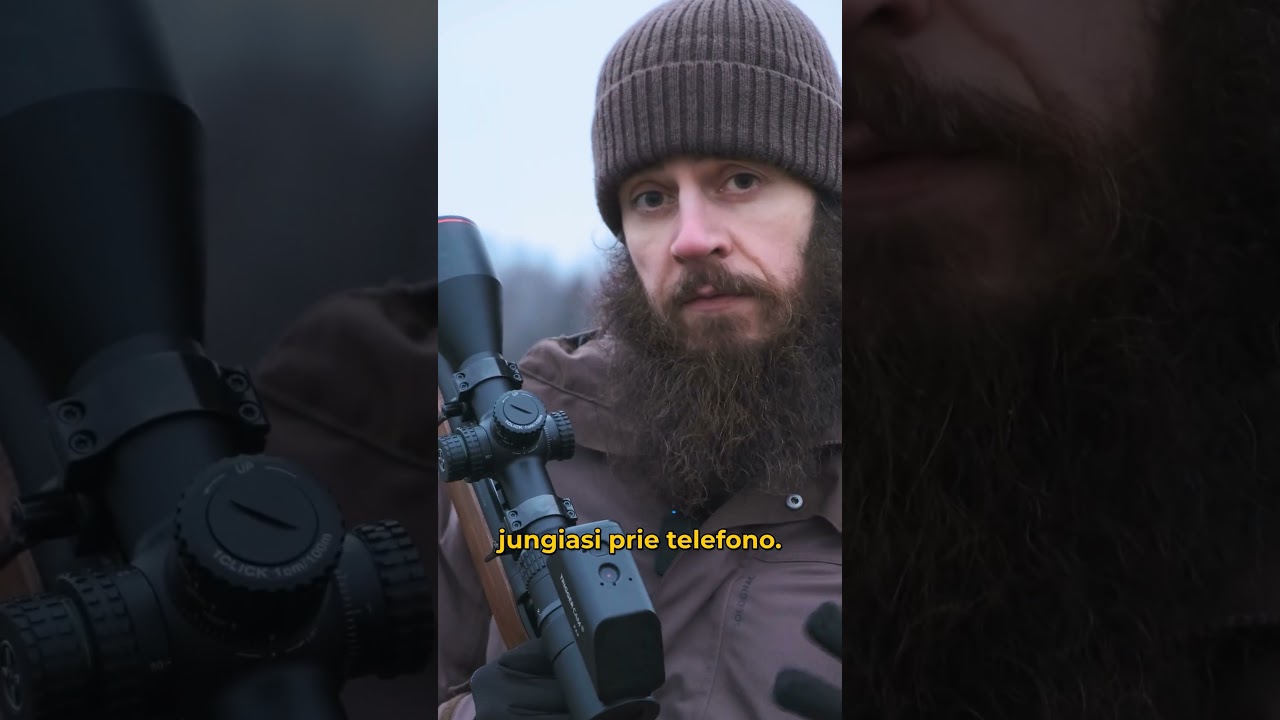 Triggercam kamera filmuoti per optiką