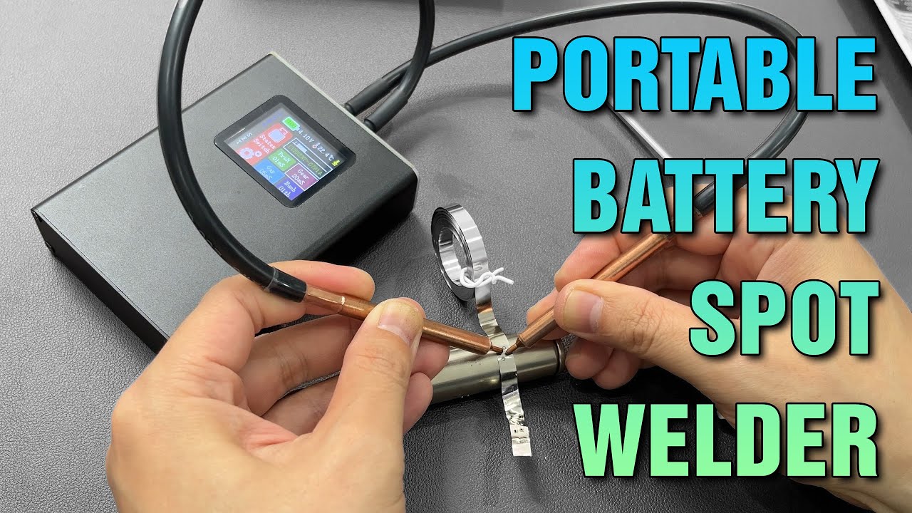 Portable Battery Spot Welder unbox, teardown and test