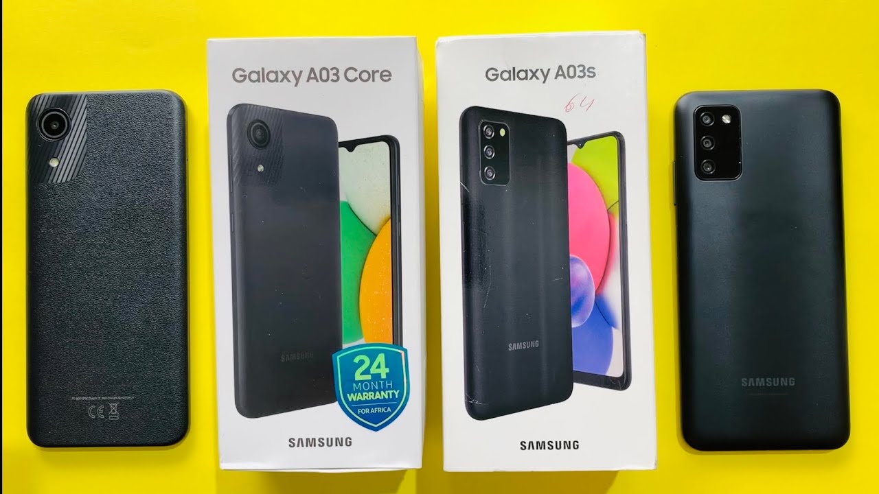 Samsung Galaxy A03 Core vs Samsung Galaxy A03s