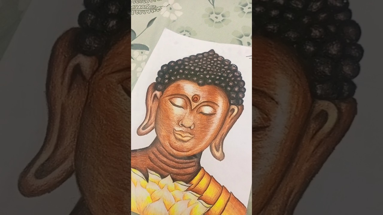 buddha drawing complete 💯 