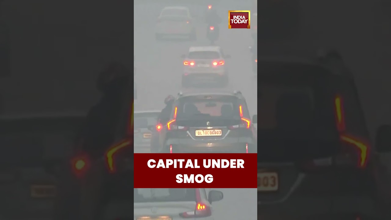 Delhi Smog Alert: AQI Hits Severe 455, Flights Delayed, Health Advisory Issued #delhismog #airport
