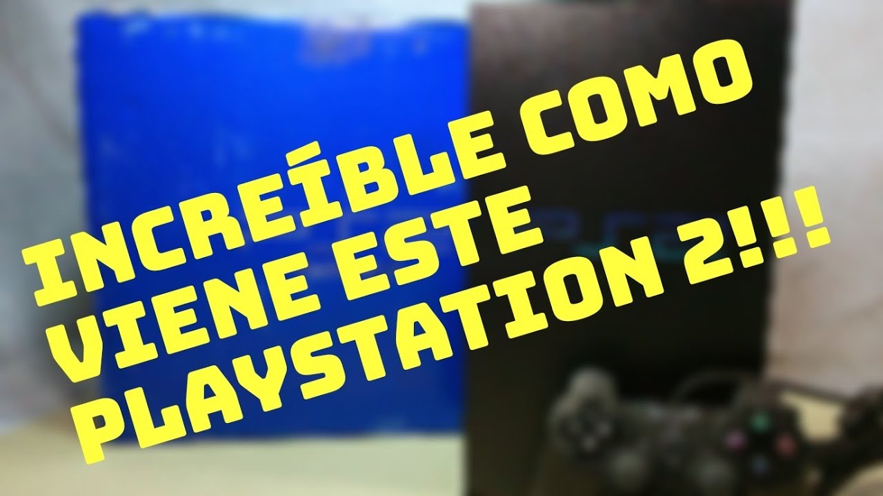Unboxing PlayStation2 