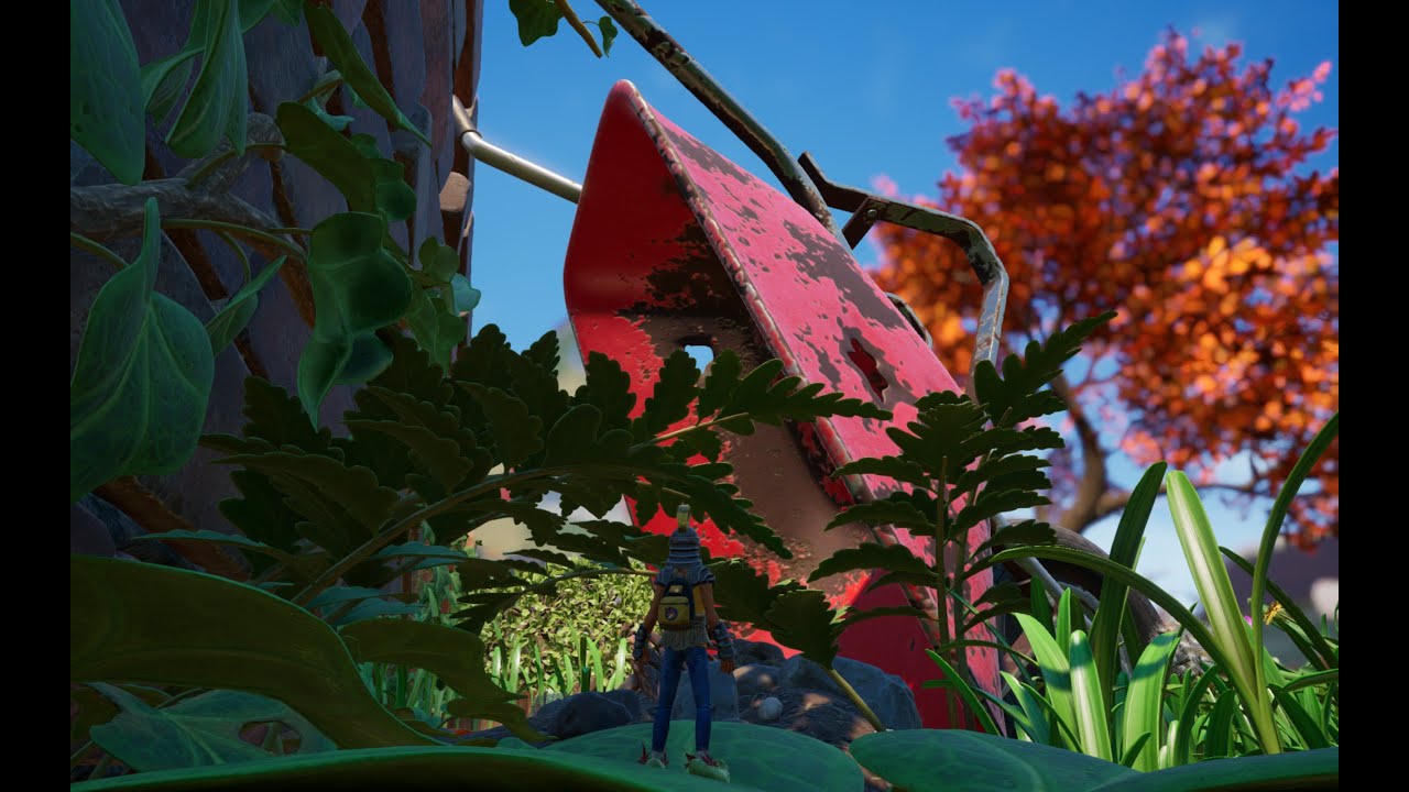 Grounded - Climb the Wheelbarrow easily without building