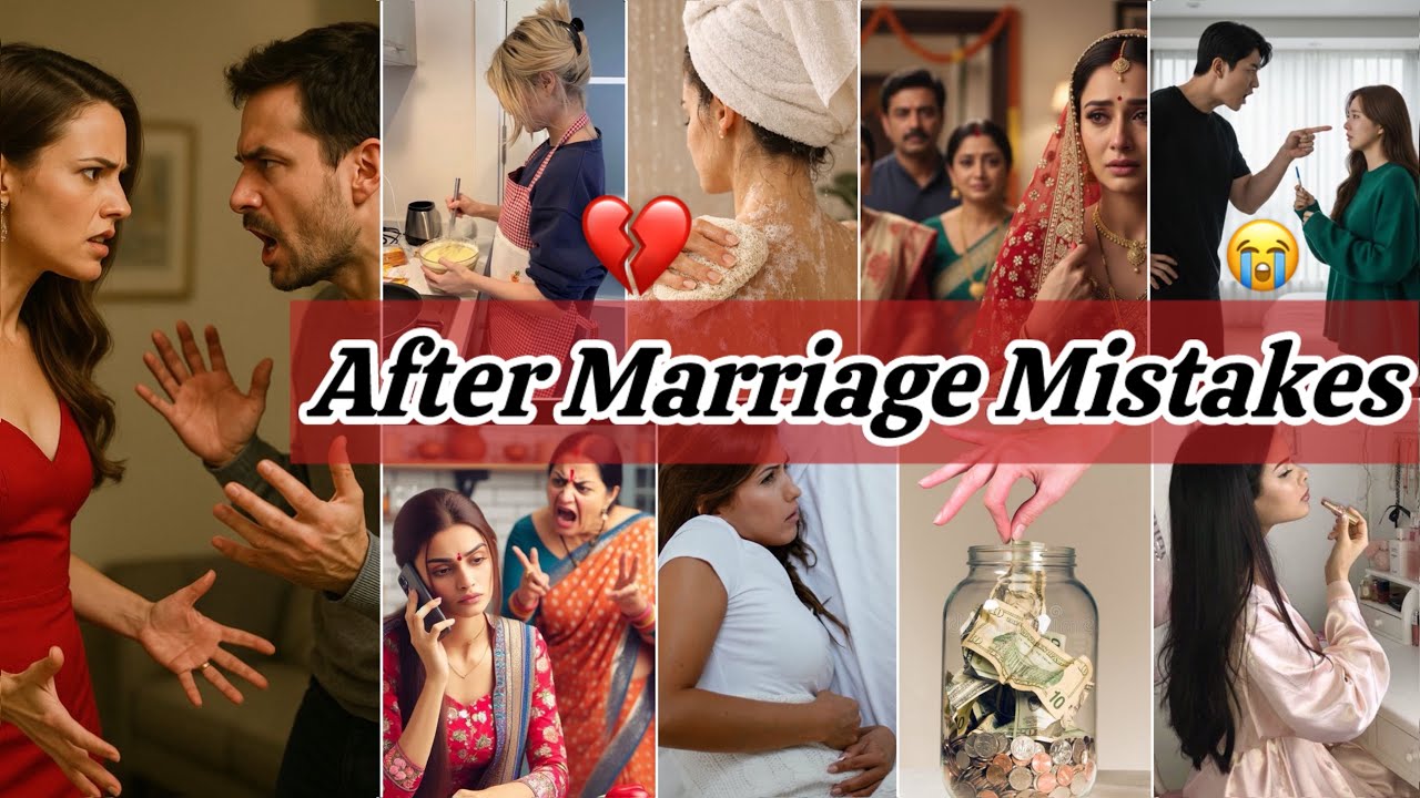 8 Biggest Mistakes To Avoid After Marriage 😭❌ 🙏🏻 | Marriage Problems & Their Solutions
