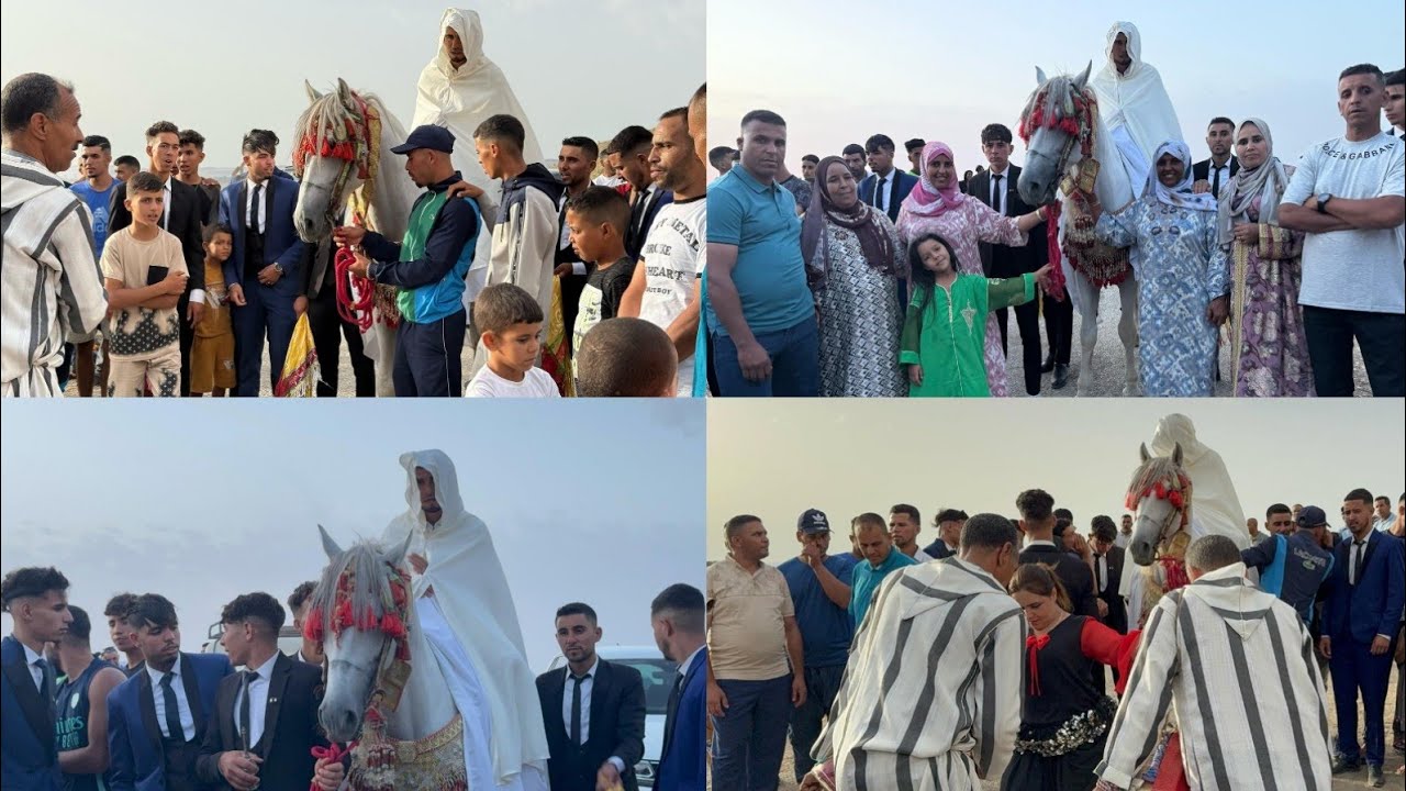 جبنا العروسة الدار🏠راجلها🤵‍♂️لعريس فوق العود🐎هاد تقاليد عندنا ضرورية🤗