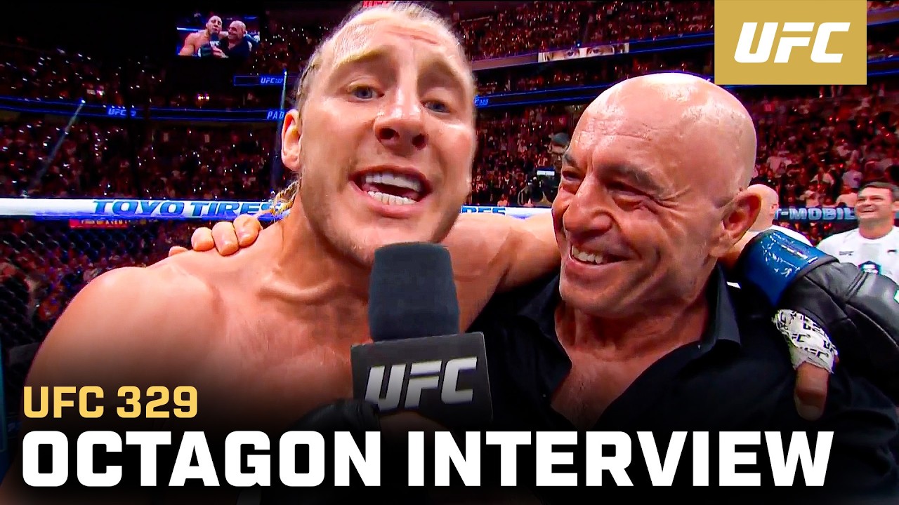 Интервью с Пэдди Пимблеттом в октагоне | UFC 329