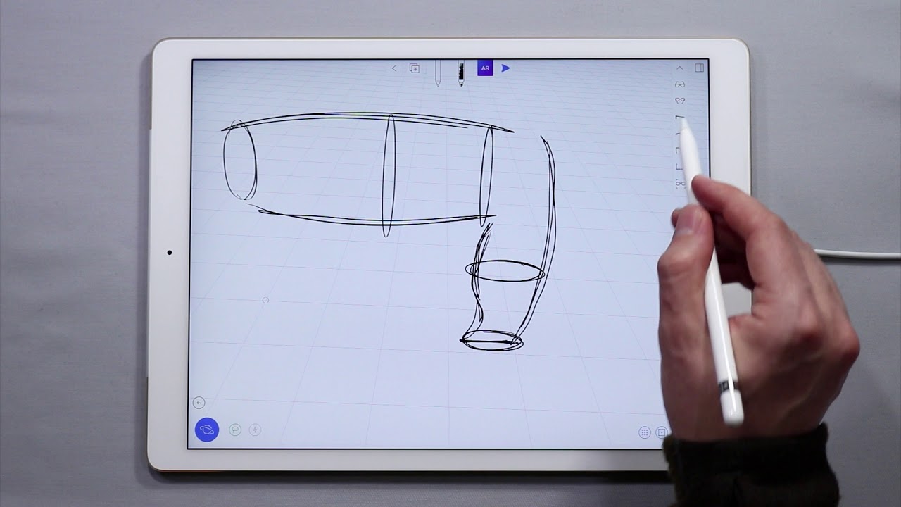 Using the Freestyle Sketching Mode in uMake