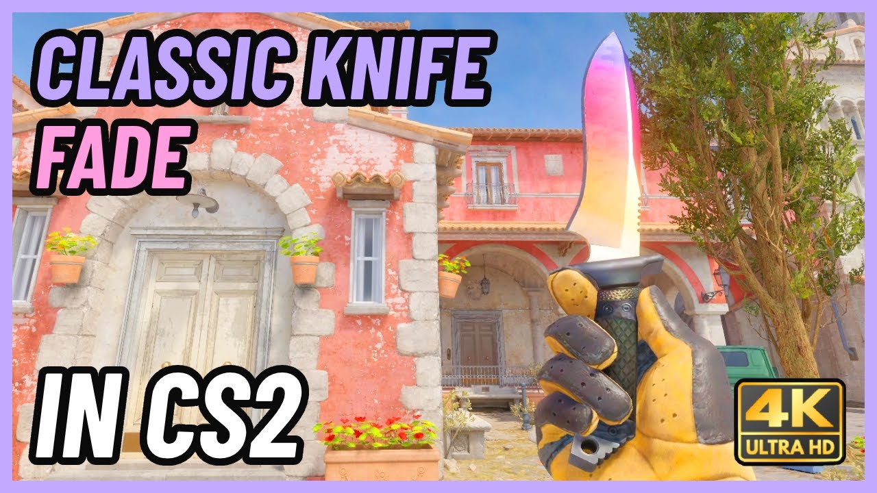 ★ CS2 Classic Knife Fade | CS2 Knife In-Game Showcase [4K]