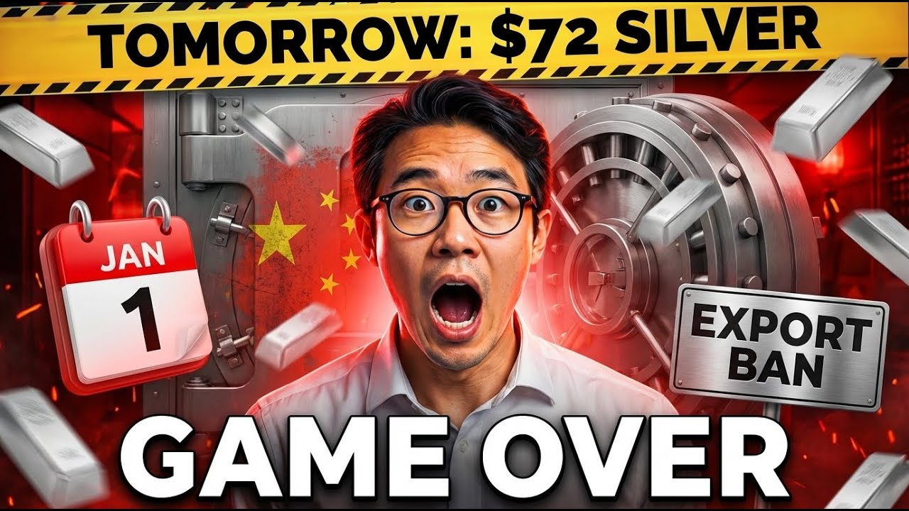 GAME OVER TOMORROW: Silver Crashes While China Prepares January 1st Export Lockdown