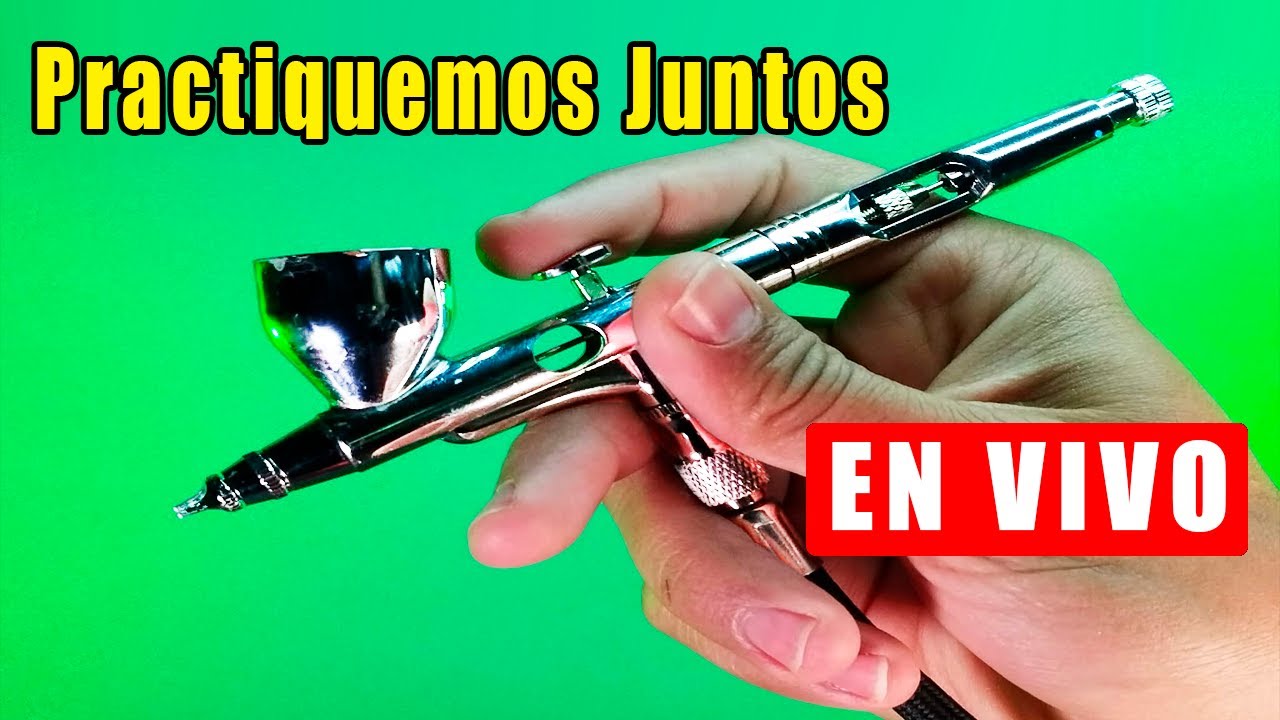 Como usar el Aerografo -Ejercicios, Tips y Mantenimiento,