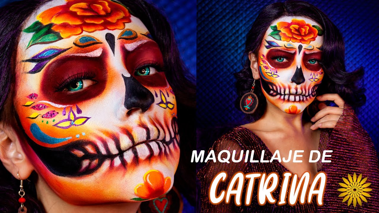 MAQUILLAJE DE CATRINA Facil | Catrina 