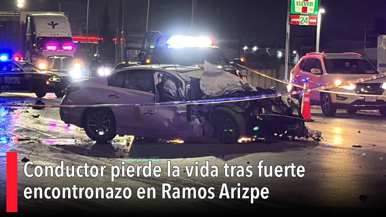 Conductor pierde la vida tras fuerte encontronazo en Ramos; invadió carril a exceso de velocidad