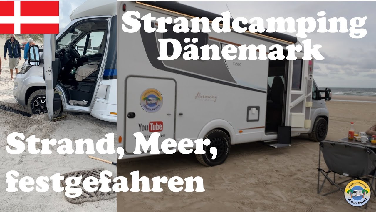 Dänemark - Strand, Meer, und einer fährt sich fest - Vejers Strand