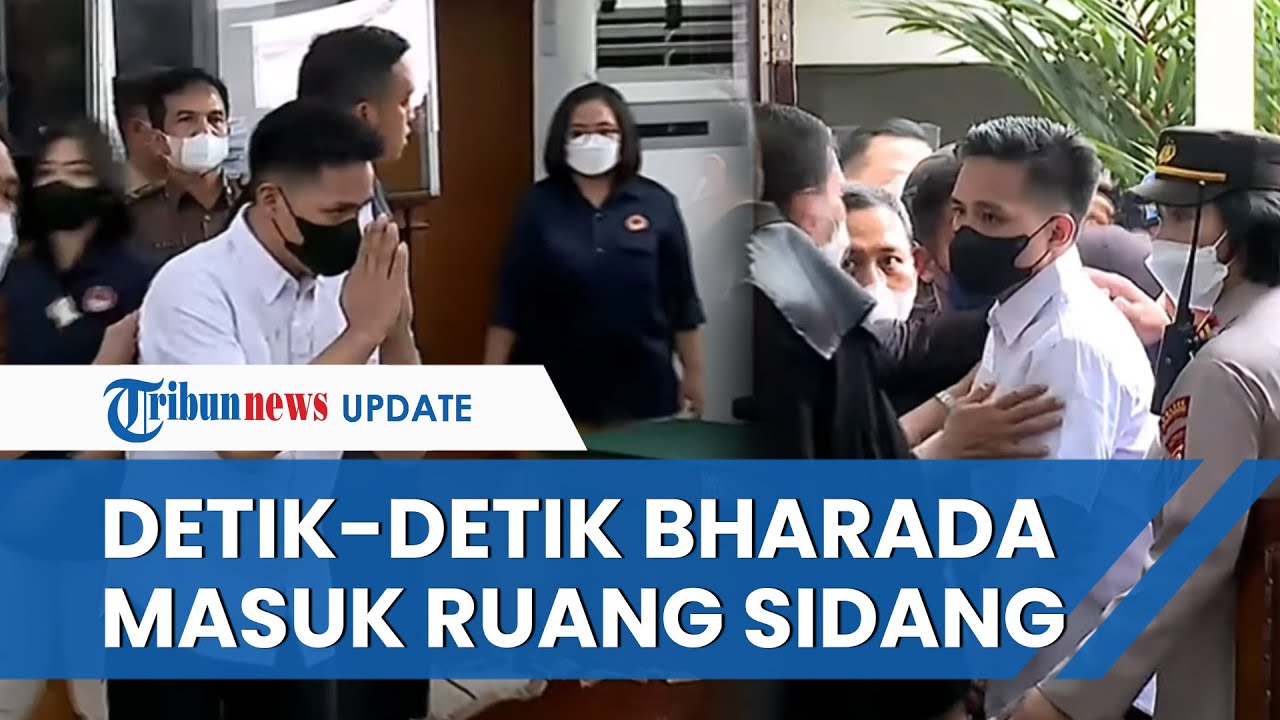 Gemuruh Pengunjung saat Bharada E Masuk Ruang Sidang, Lewat Pintu Samping dan Sempat Didorong-dorong