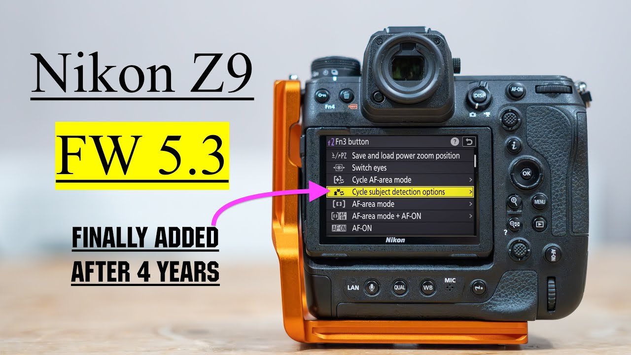 Nikon Z9 Firmware update Ver 5.30. What's new ?! they finally did it.