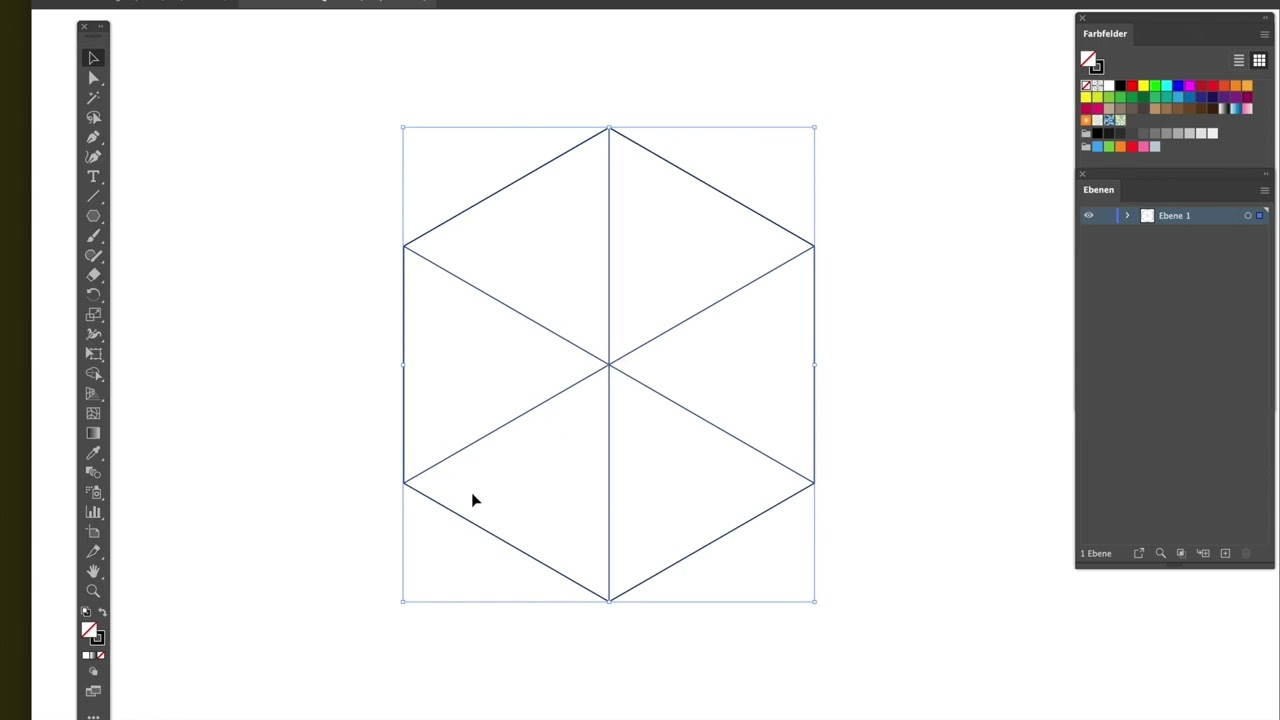 Einfaches Isometrie-Grid in Illustrator
