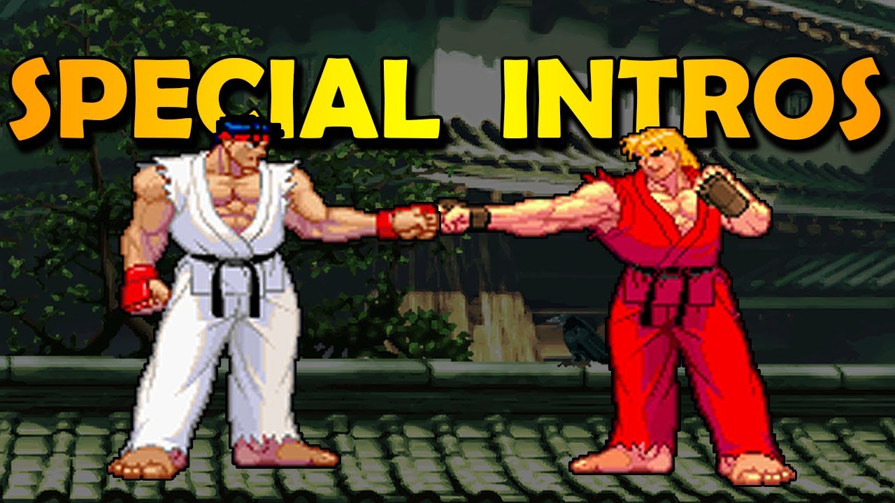 Street Fighter III 3rd Strike Специальные вступления Все персонажи Секретные анимации