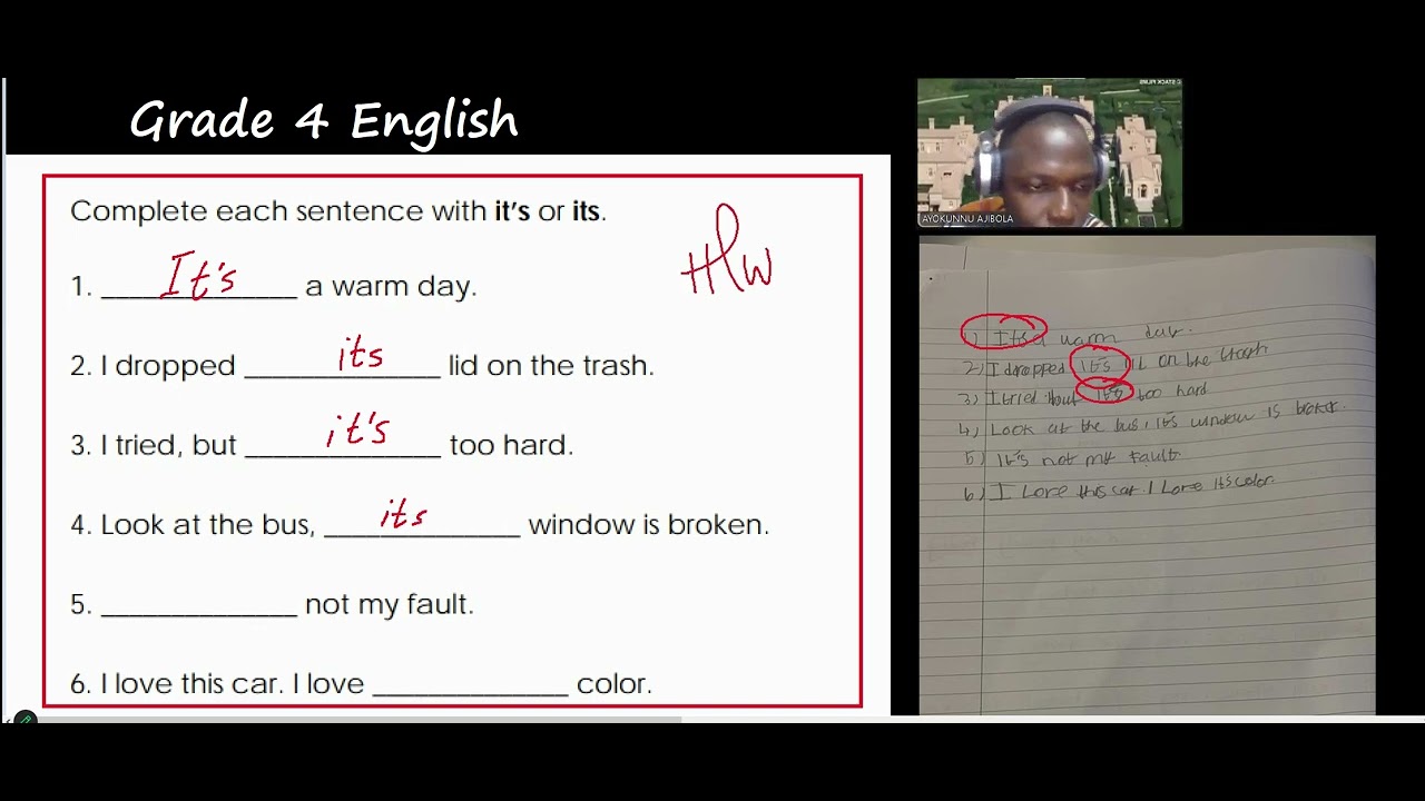 Grade 4 English