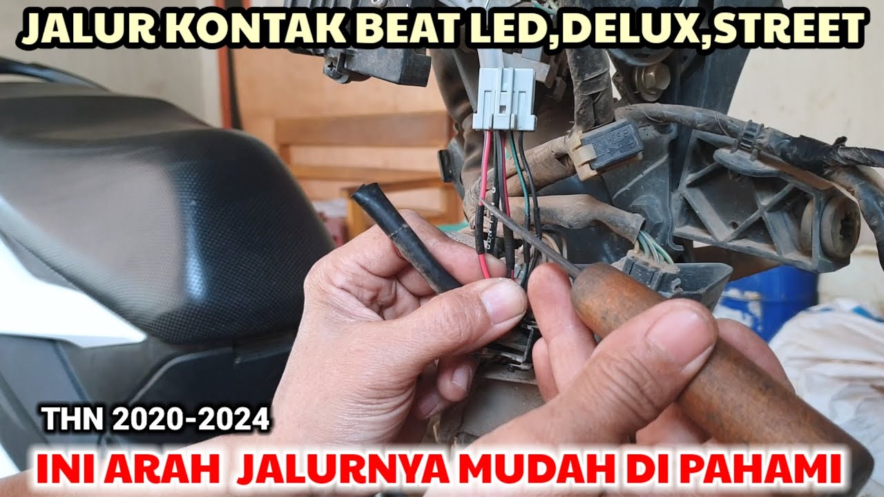 Jalur kabel kontak beat led, delux, street @Yudikakakeke