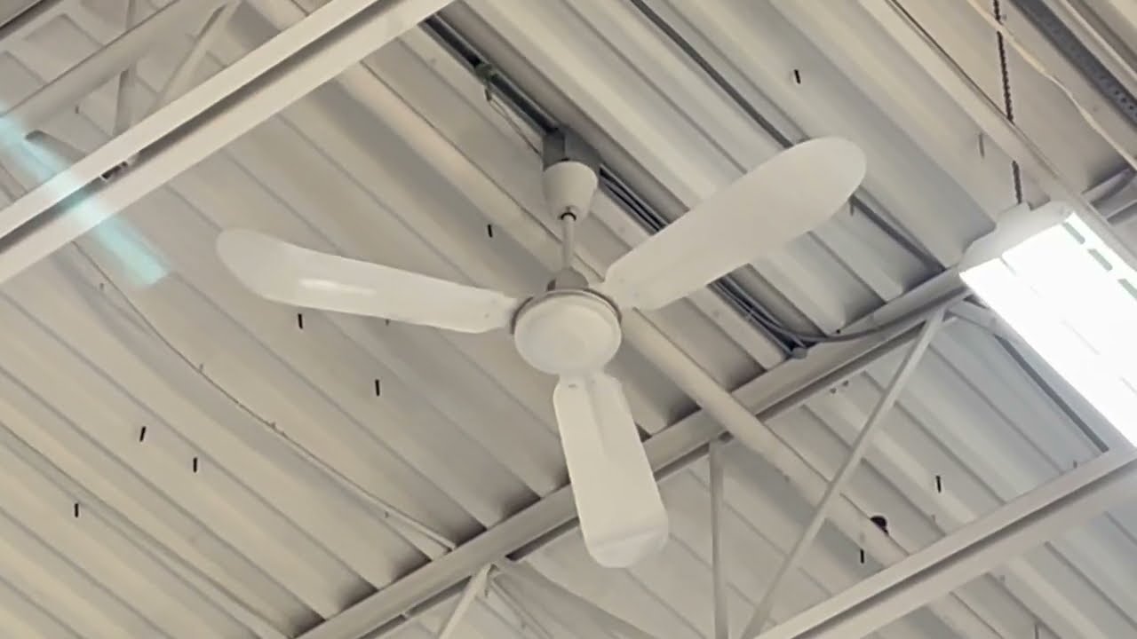 Banvil/Envirofan Silver Line Industrial Ceiling Fans At Home Depot (Fall River)