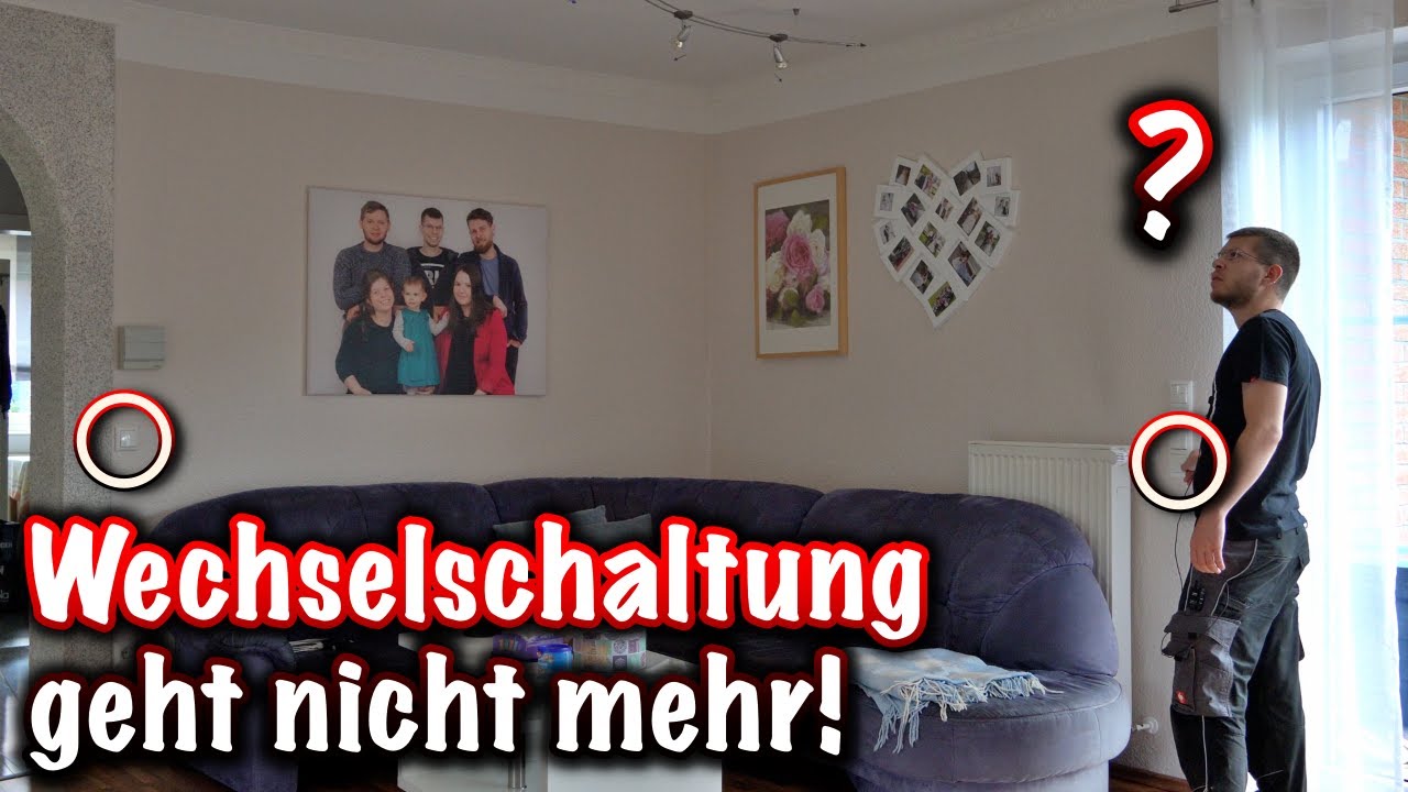Wechselschaltung funktioniert nur in bestimmter Schalterstellung?
