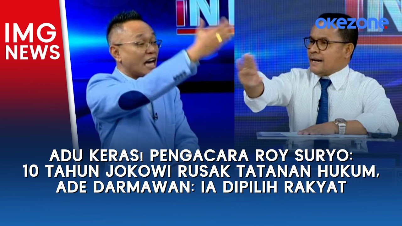 Adu Keras! Pengacara Roy Suryo: 10 Tahun Jokowi Rusak Tatanan Hukum, Ade Darmawan: Ia Dipilih Rakyat