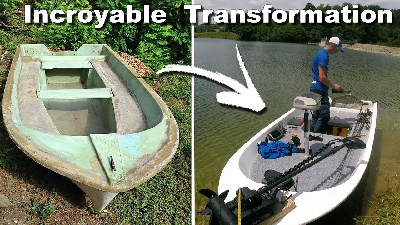 TRANSFORMATION d'une VIELLE BARQUE en BASSBOAT