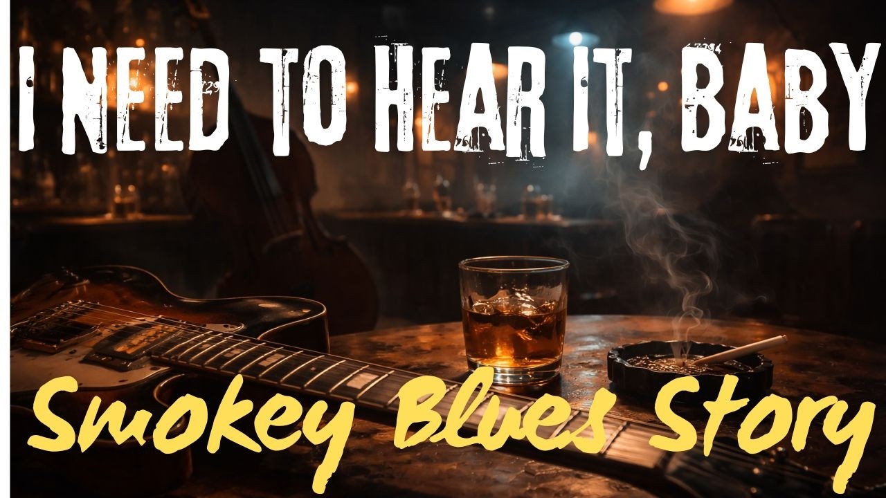 “I Need to Hear It, Baby” | Slow 12-Bar Blues (Smoky Late-Night Whiskey Vibe)